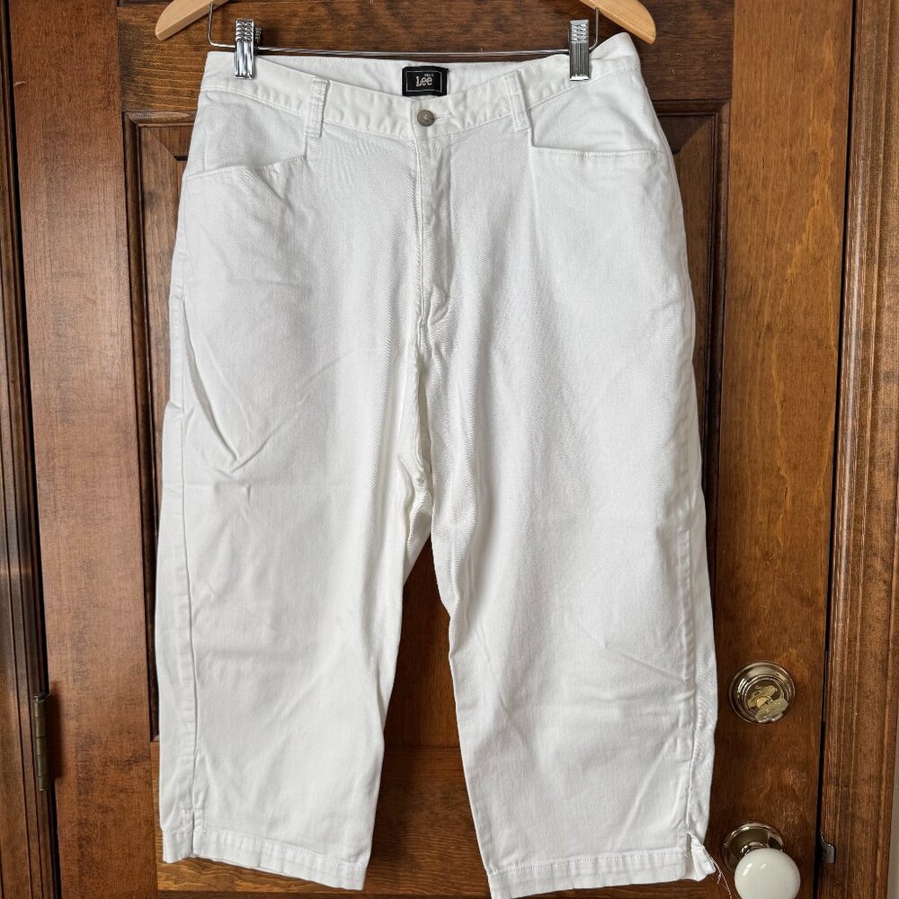 Lee White Capris Size 12M